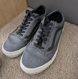 Vans Old Skool Black and Gray Sneakers